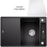 BLANCO Axia III 45 S-F fekete 525842 Silgranit mosogatótálca üveg vágólappal