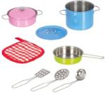 Goki 51467 színes fém edénykészlet 9 részes főzőkészlet (51467)