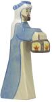 Holztiger HOLZTIGER 80303 kék ruhás pásztor lámpással (80303)