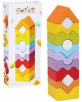 Cubika tanító fa torony Eco torony 12 darabos (R46553)