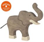 Holztiger HOLZTIGER 80148 álló ormányú elefánt (80148)