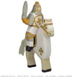 Holztiger HOLZTIGER - Lovag - fehér páncélban karddal, lóra ültethető (80256)