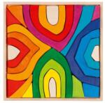 Goki 58471 színes fa építő készlet Négy évszak (58471)