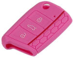  VW gumi autókulcs tok - pink -W14475P