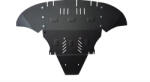 Scut Protection Audi Allroad II, 2005-2011 - Acél Motorvédő lemez, oldalvédelemmel