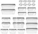 Timeless Tools 24 részes, műanyag frissentartó doboz készlet