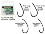 Baracuda Ace teflonate Turn Down HK3303 set 10 buc pt. pescuit la crap 8 (Turn Down HK3303)