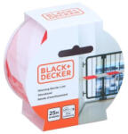 Black & Decker Black&Decker biztonsági jelölőszalag - 48mmx25m - piros/fehér
