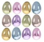 QX Gyöngyházfényű dekortojás - 6 cm, 6 db-os (072220)