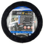  Kormányvédő szőrös - fekete - 37-39cm