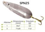 Baracuda Lingurite oscilante Spn 25 Baracuda 3.5g/11g 11g (Spn25)