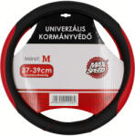 Maxspeed műbőr kormányvédő - fekete/piros - 37-39cm
