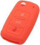  VW gumi autókulcs tok - piros - W14904-11R