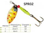 Baracuda Lingurite rotative Spr 02 Baracuda 3g/5g 3g (Spr 02 r)