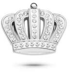  Korona dekoráció - ezüst