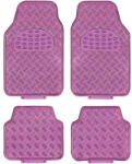  Alumínium hatású univerzális gumiszőnyeg - 4 db-os - rózsaszín