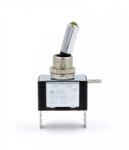  LED-es kapcsoló - sárga - 12V 20A