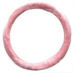  Plüss kormányvédő - pink - 37-39cm