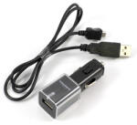 Grundig microUSB szivargyujtós töltő - 80cm