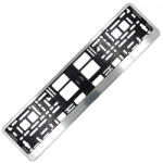  Rendszámtábla keret - szálcsiszolt - 1db