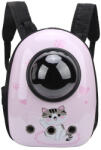Timeless Tools Kisállat hordozó hátizsák - rózsaszín cicás