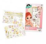 Buki France : Lemosható metál tetoválás szett lányoknak - 75 db-os