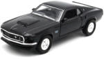 Welly Ford Mustang Boss 429 1969 dobozos modell autó - fekete