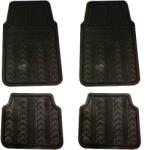  4 részes, gumi autószőnyeg szett, fekete színű
