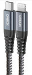  Gyorstöltő adatkábel TYPE-C - Lightning - 5A 100W - 1m - C2CBKAPPLE