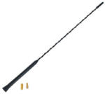  Autó antenna szár - 40 cm 5/6 mm - fekete