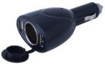  Szivargyújtó adapter - 12/24V - 2x USB (1000 mA)