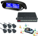 MAXSPEED 6 szenzoros tolató radar, távolság jelző LCD kijelzővel, 1024-6