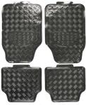  4 részes autós gumiszőnyeg szett univerzális karbon mintás