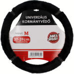 Maxspeed kormányvédő szőrös strasszkővel - fekete - 37-39cm