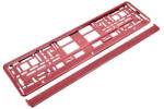 UTAL rendszámtábla keret - piros - 1db