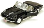 MOTORMAX 1967 Corvette Fém Kisautó (1: 24)- Fekete
