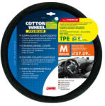 LAMPA TPE - kormányvédő, pamut, 37-39cm, fekete színű