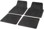 Carpoint Contour - 4 részes autószőnyeg szett, gumi, fekete színben