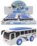  Műanyag rendőrbusz fénnyel és hanggal
