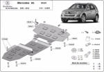 Scut Protection Mercedes ML W164, 2005-2011 - Acél Motor- és váltóvédő lemez