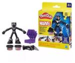 Hasbro Play-Doh: Marvel figurás gyurmakészlet - Fekete Párduc (F9829) - vackorjatek