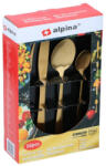 Alpina 16db-os evőeszköz készlet - arany