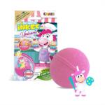 CRAZE Inkee vegán fürdőgolyó csomag unikornis figurával, banán aromával