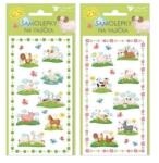 PLUS LINE Húsvéti öntapadós tojásmatrica - 19 x 9 cm, többféle (AN838) - vackorjatek