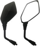 MAXSPEED motoros visszapillantó tükör - fekete - M8 - párban