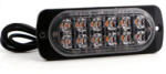  12LED-es stroboszkóp - fehér - E jel - 12-24V - 18066