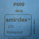 Smirdex 270 vízálló csiszolópapír - 230x280mm - P600