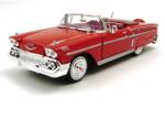 MOTORMAX Chevy Impala 1958 Fém Kisautó (1: 24) - Piros