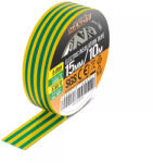 HANDY szigetelőszalag - 15 mmx10 m - sárga-zöld