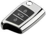  VW autókulcs tok - króm